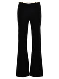 Pantalones casuales de lana negra Alexander Wang