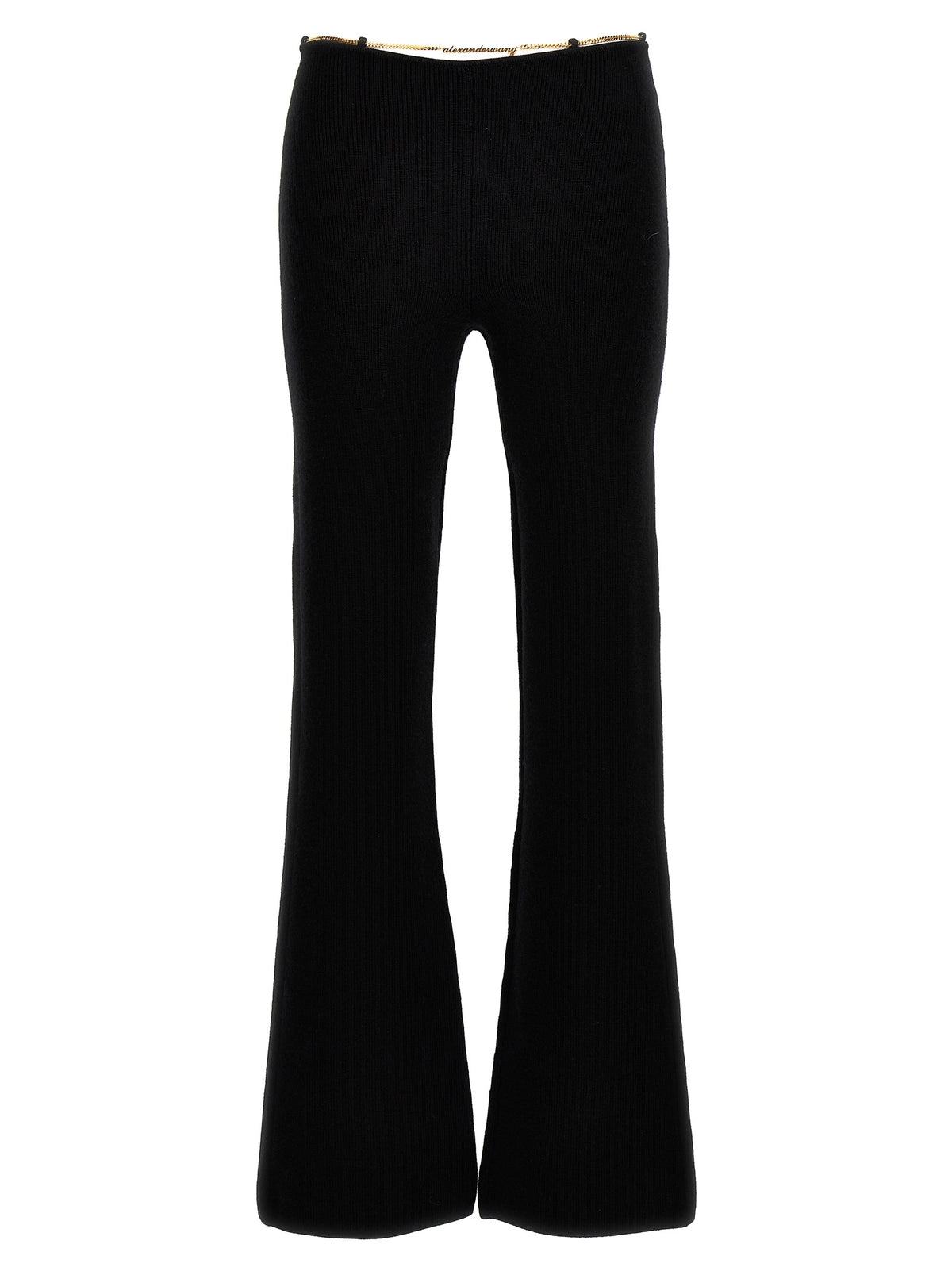 Pantalon Alexander Wang noir décontracté en laine