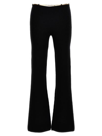 Pantalon Alexander Wang noir décontracté en laine