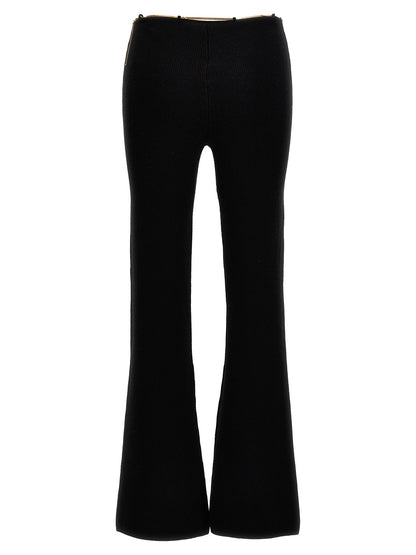 Pantalon Alexander Wang noir décontracté en laine
