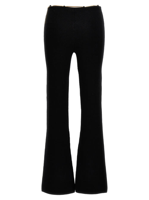 Alexander Wang Zwarte Wollen Casual Broek