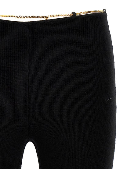 Pantalon Alexander Wang noir décontracté en laine