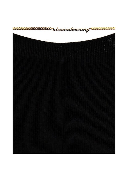 Pantalon Alexander Wang noir décontracté en laine