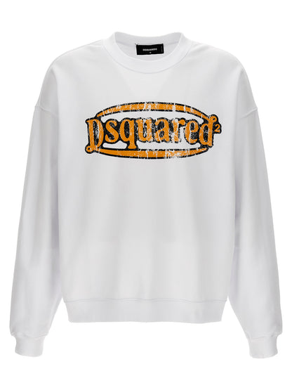 Sweat-shirt Dsquared² en coton blanc
