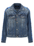 Dsquared² Blaue Jeansjacke aus Baumwolle