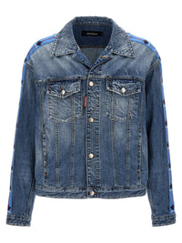 Giacca in denim di cotone blu Dsquared²