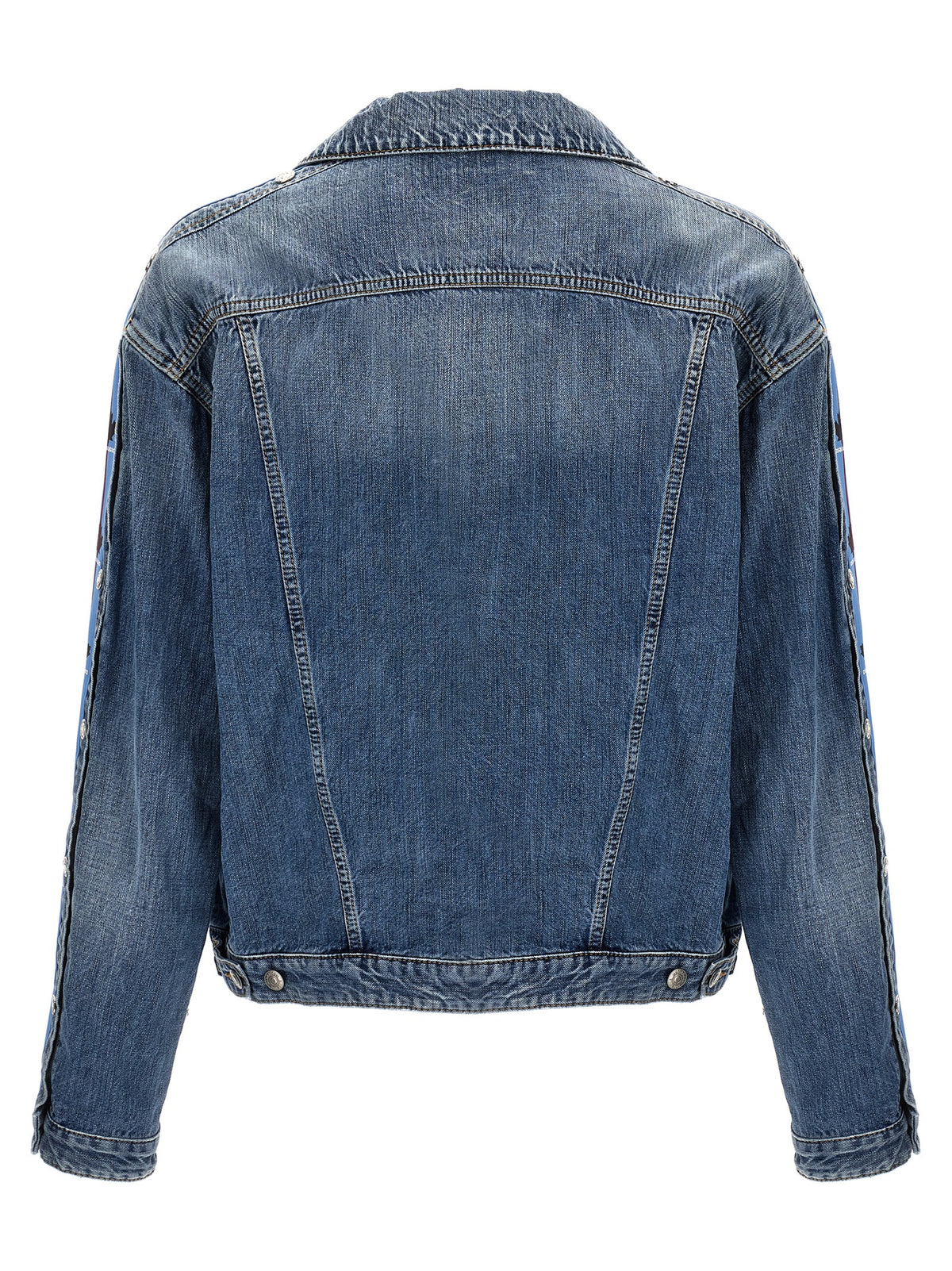 Giacca in denim di cotone blu Dsquared²