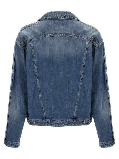 Giacca in denim di cotone blu Dsquared²