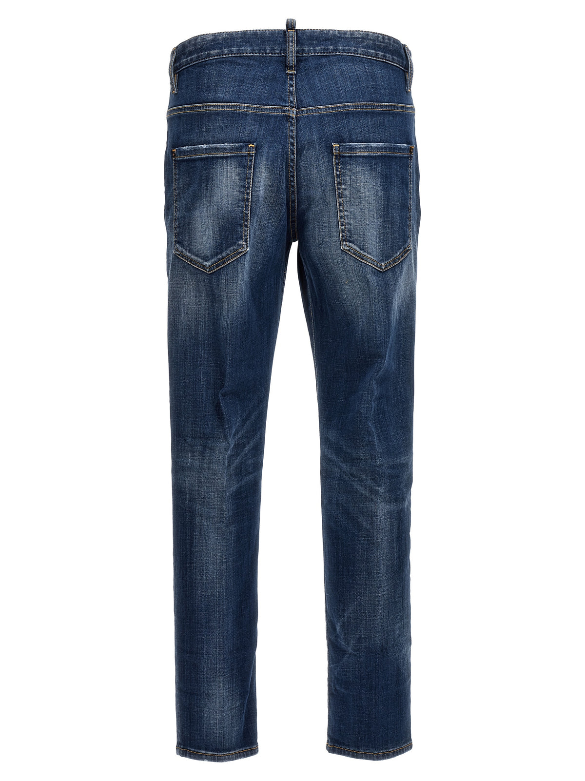 Jeans Dsquared² in cotone blu dal taglio rilassato