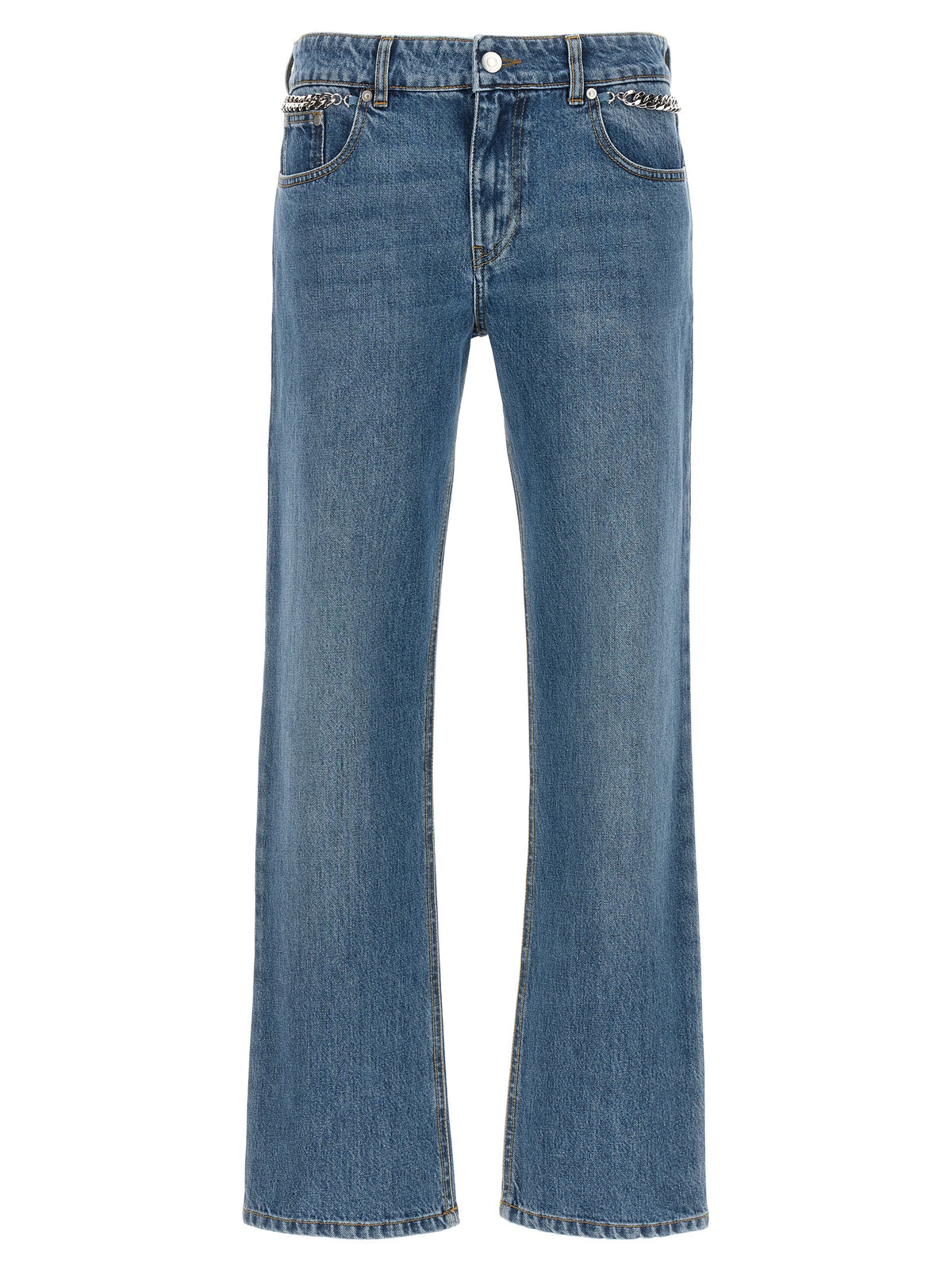 Stella McCartney korta jeans i blå bomull