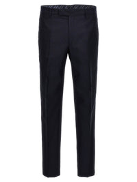 Etro Blue Cotton Dress Pants