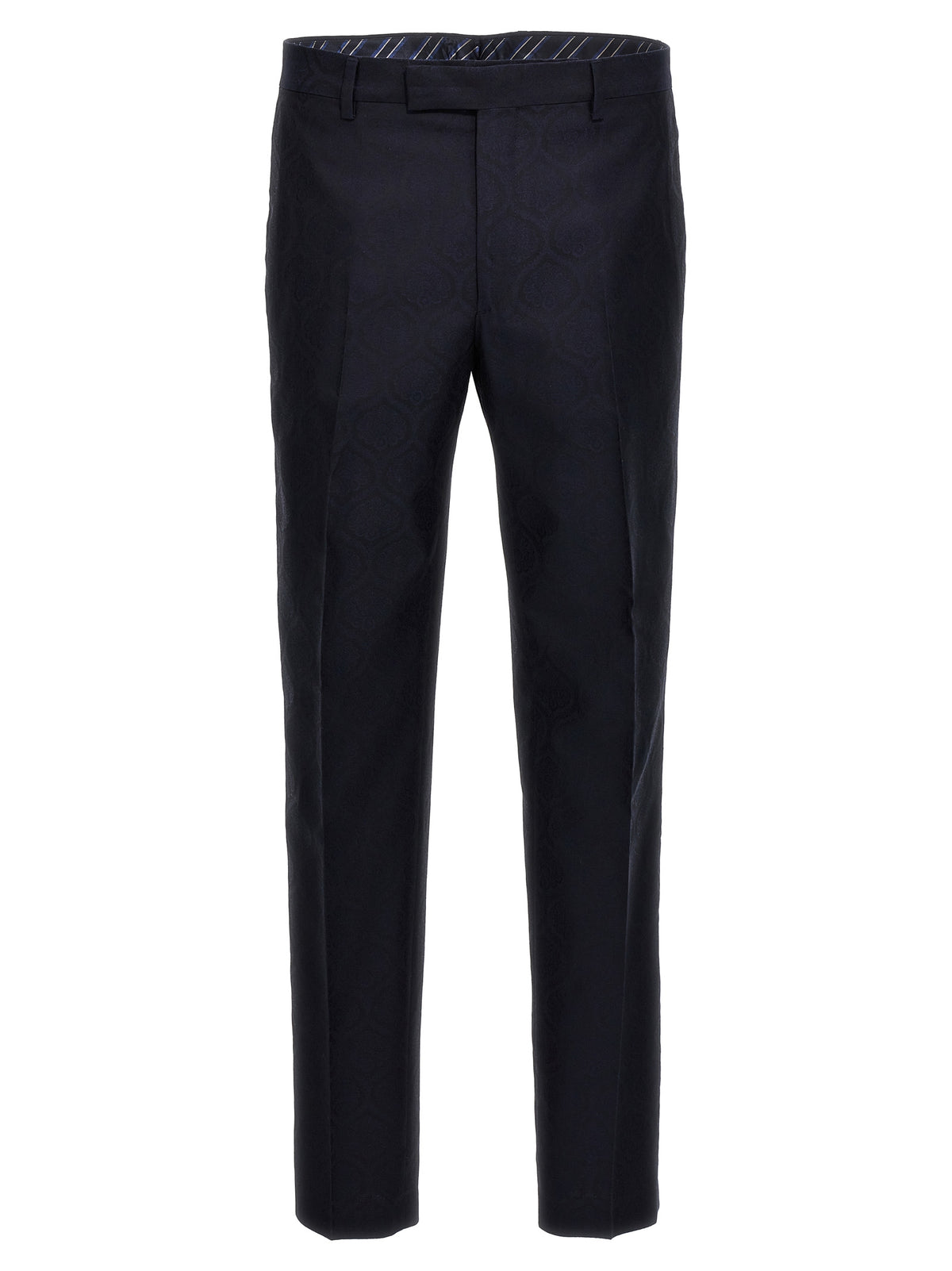 Etro blaue Baumwollhose