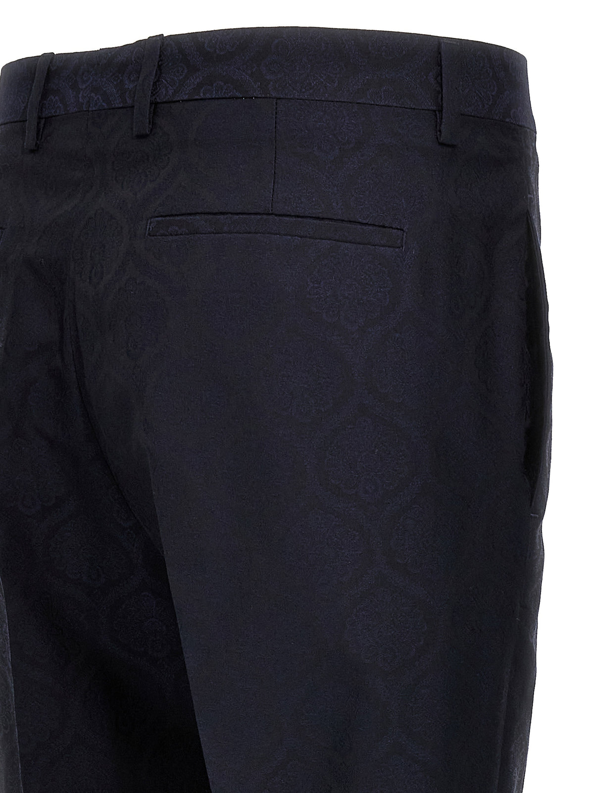 Etro blaue Baumwollhose