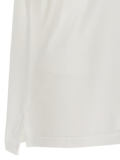 Polo Etro in cotone bianco