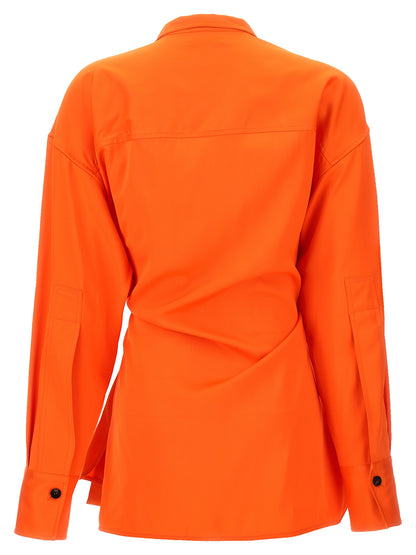 Camicetta in viscosa arancione Ferragamo