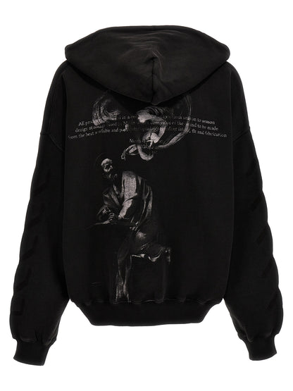 Sweat-shirt Off-White en coton gris