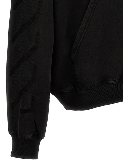 Sweat-shirt Off-White en coton gris