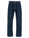 Off-White Blå Jeans i Bomull Denim