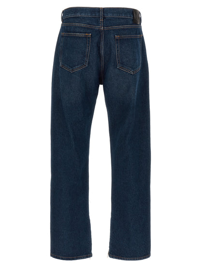 Jeans in denim di cotone blu Off-White