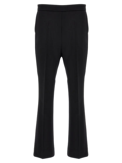 Pantalon court en laine vierge noire Max Mara