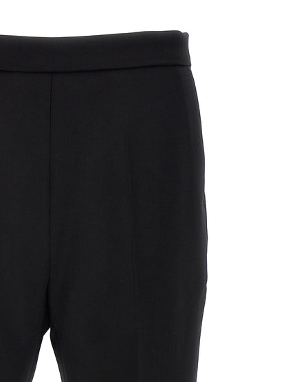 Pantalon court en laine vierge noire Max Mara