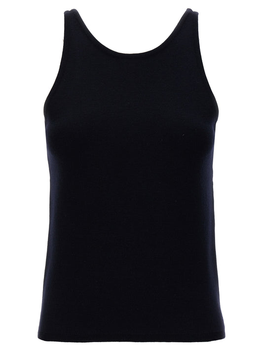 Débardeurs Max Mara en Laine Vierge Bleue