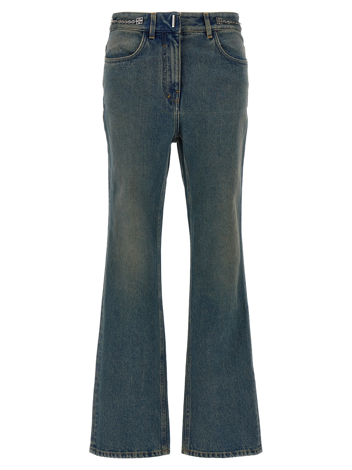 Jeans bootcut in cotone blu Givenchy