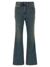 Jeans bootcut in cotone blu Givenchy
