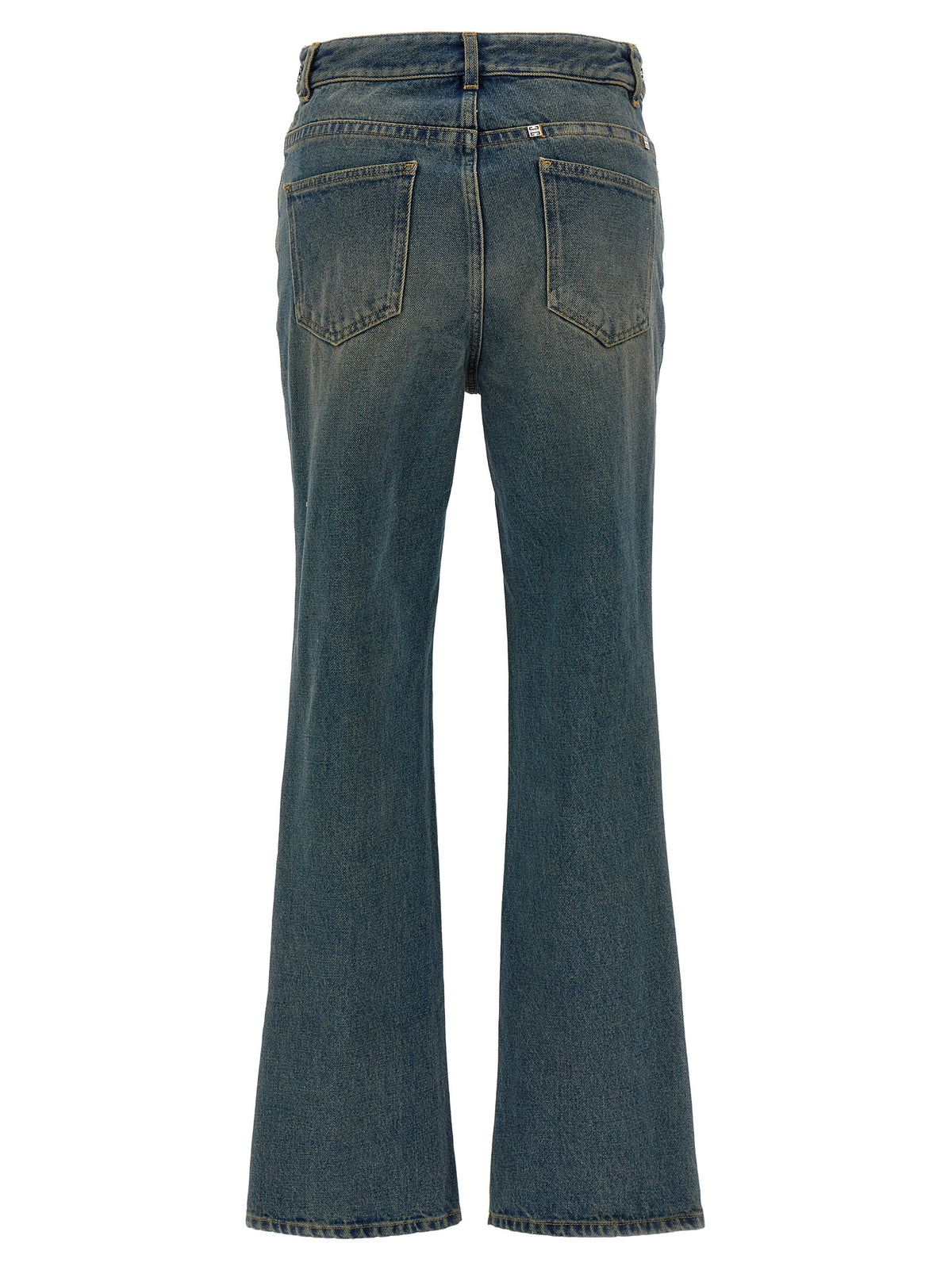 Jeans bootcut in cotone blu Givenchy