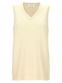 Gilet senza maniche in lana bicolore Sportmax