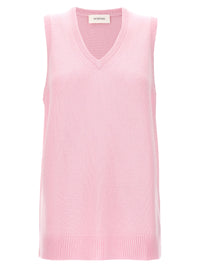Veste sans manches en laine multicolore Sportmax
