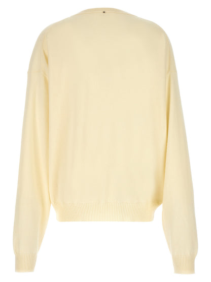 Cardigan bicolore in lana Sportmax