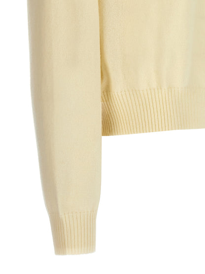 Cardigan bicolore in lana Sportmax