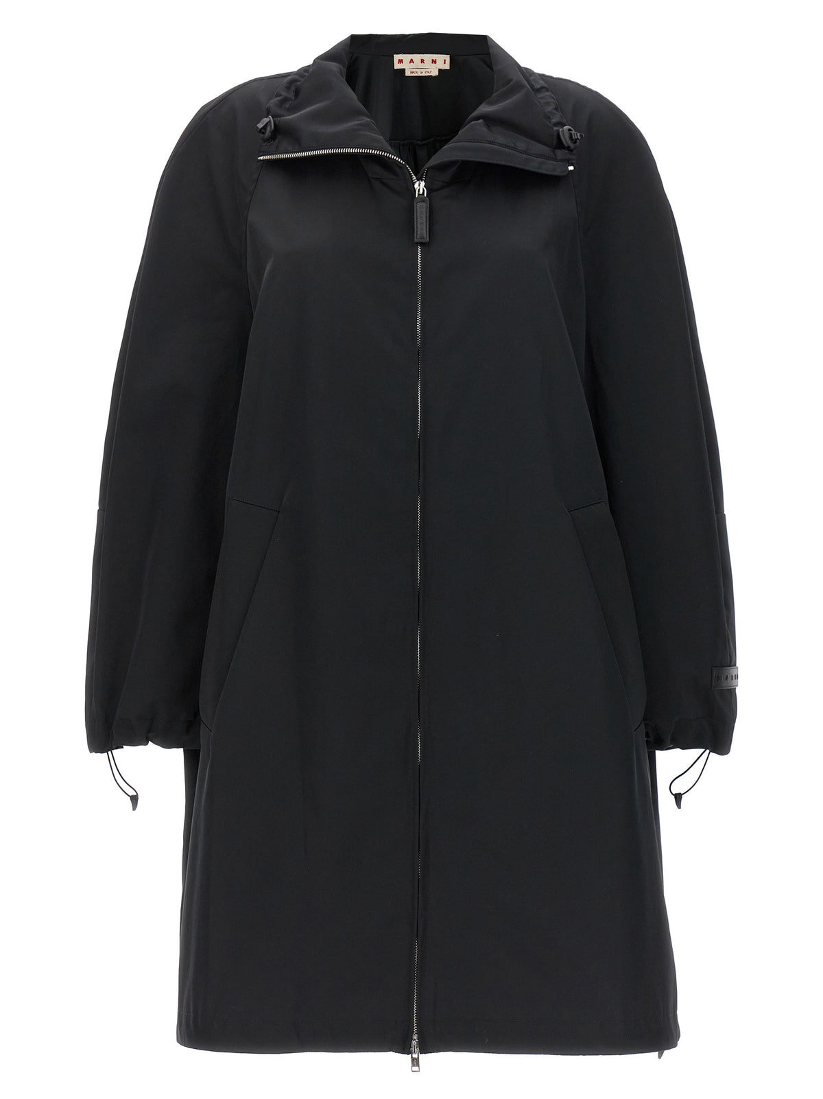 Parka Marni in poliestere nero