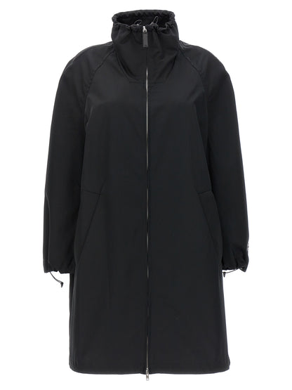 Parka Marni in poliestere nero