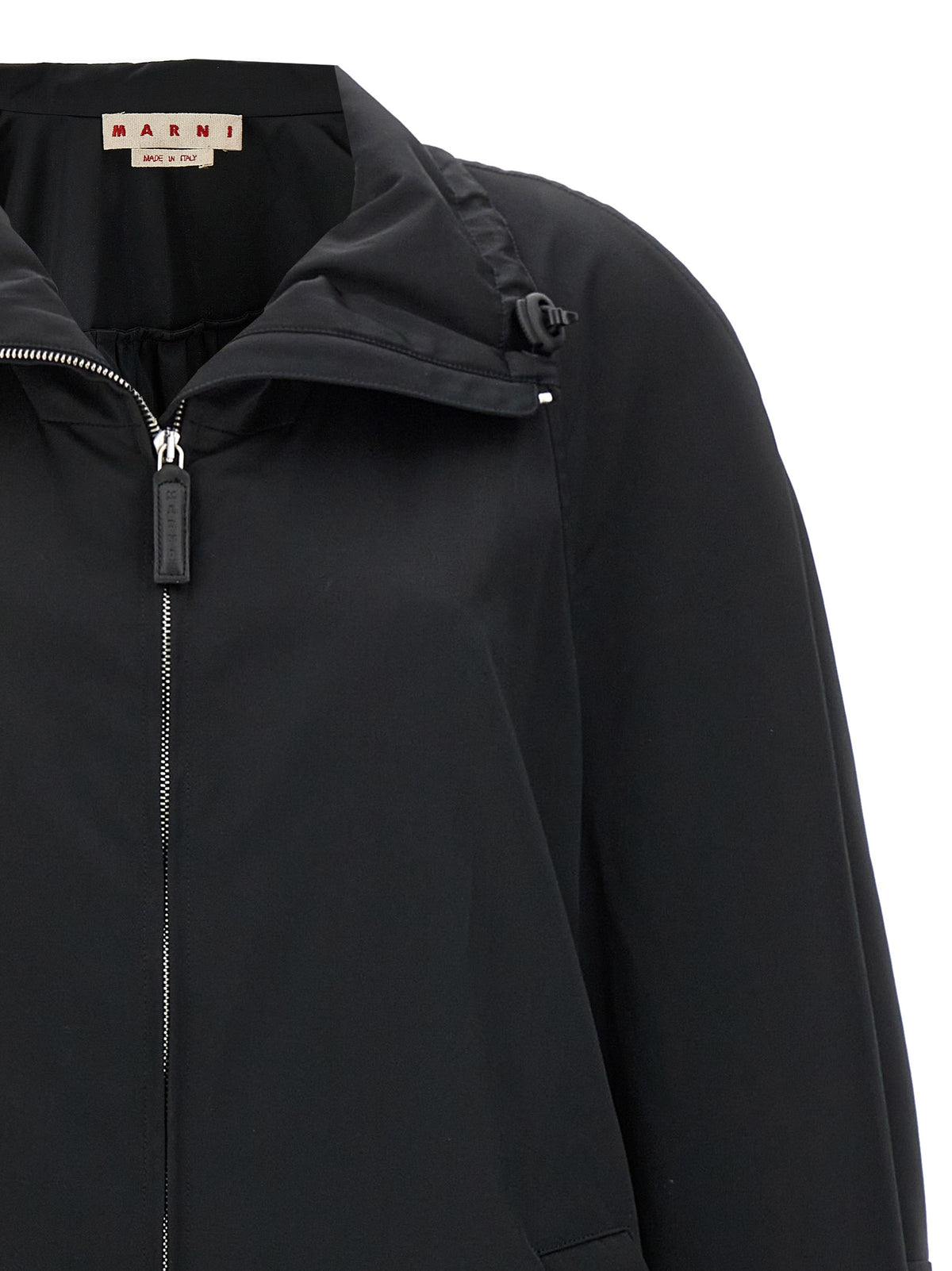 Parka Marni in poliestere nero