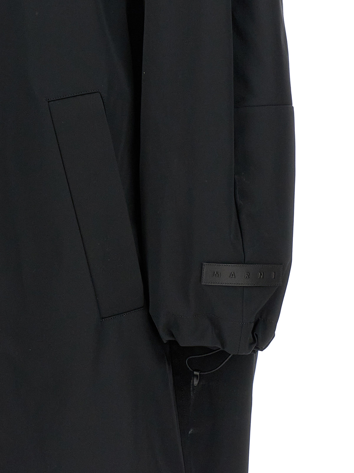Parka Marni in poliestere nero