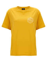 T-shirt Etro in cotone bicolore