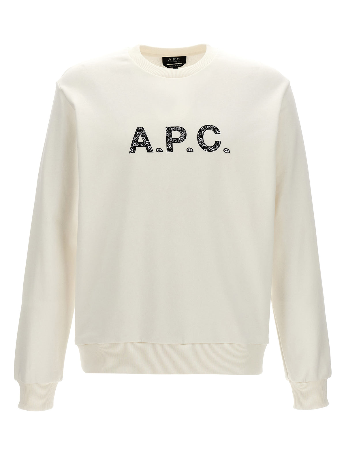 Sweat-shirt bicolore en coton A.P.C.