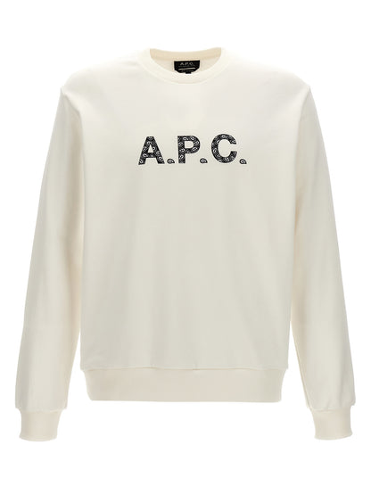 Sweat-shirt bicolore en coton A.P.C.