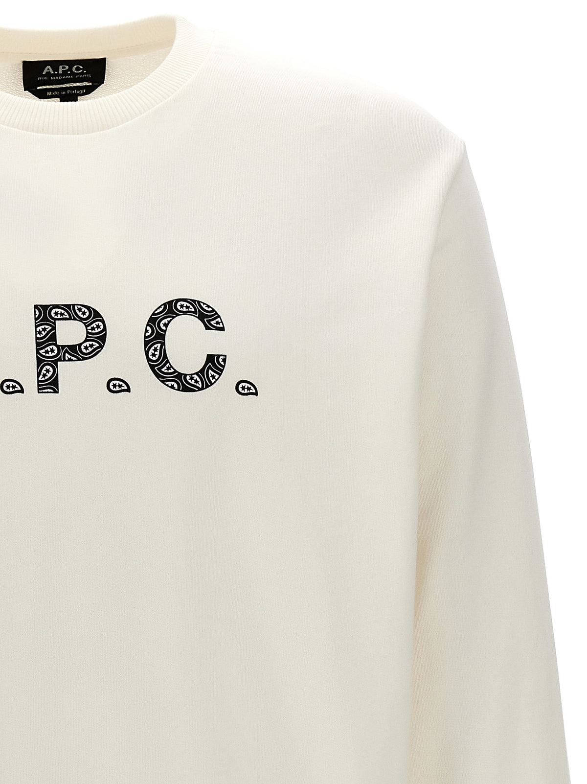 Sweat-shirt bicolore en coton A.P.C.
