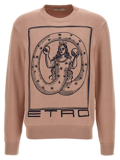 Cardigan Etro in cotone multicolore