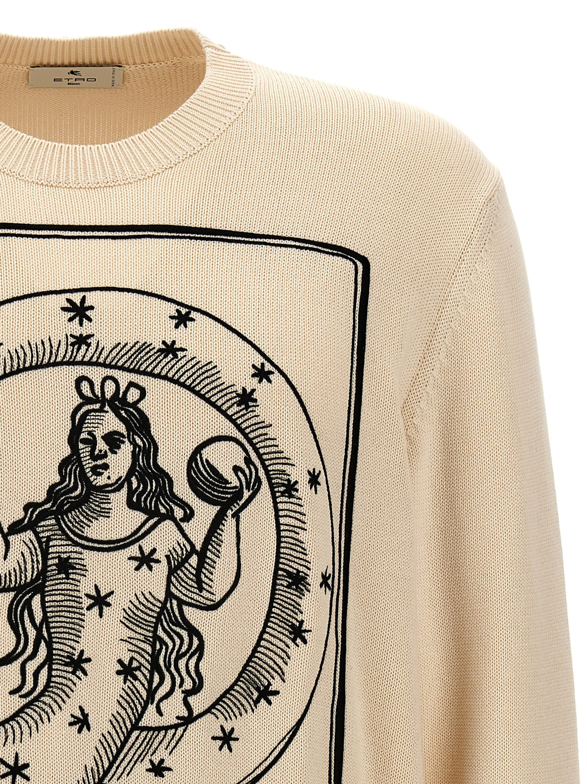 Cardigan Etro in cotone beige