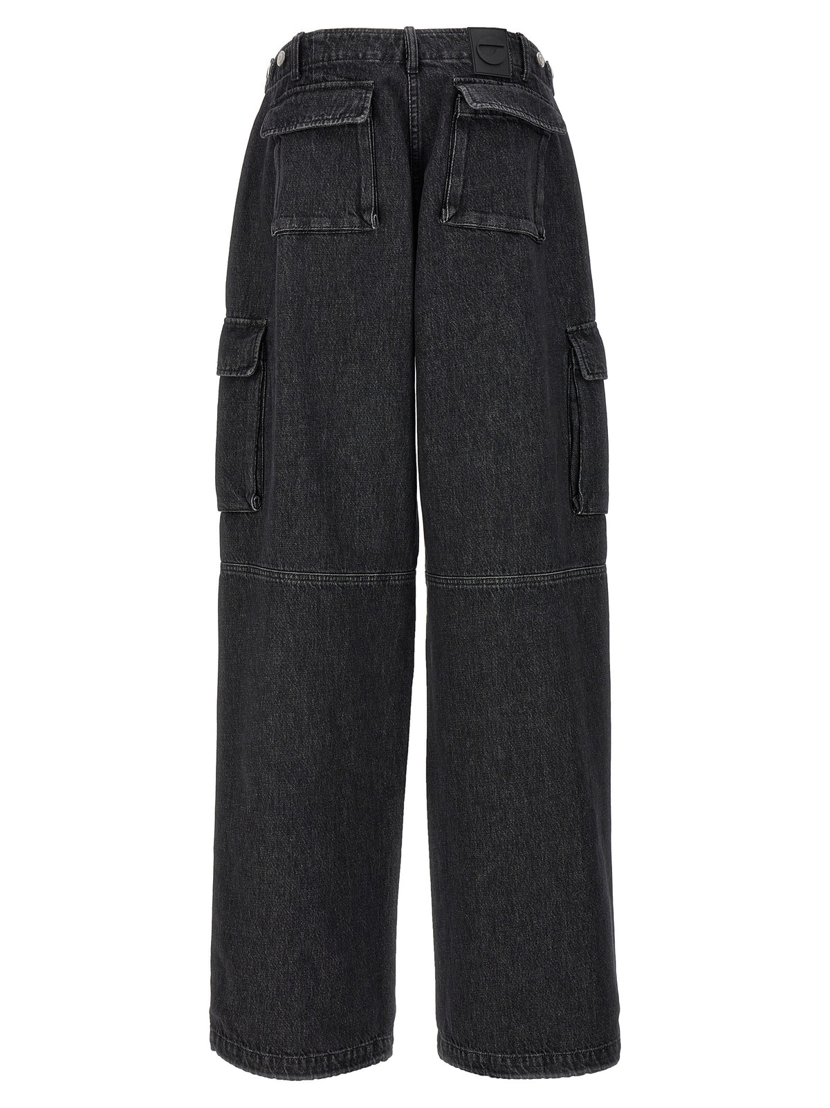 Jeans in denim di cotone nero Coperni