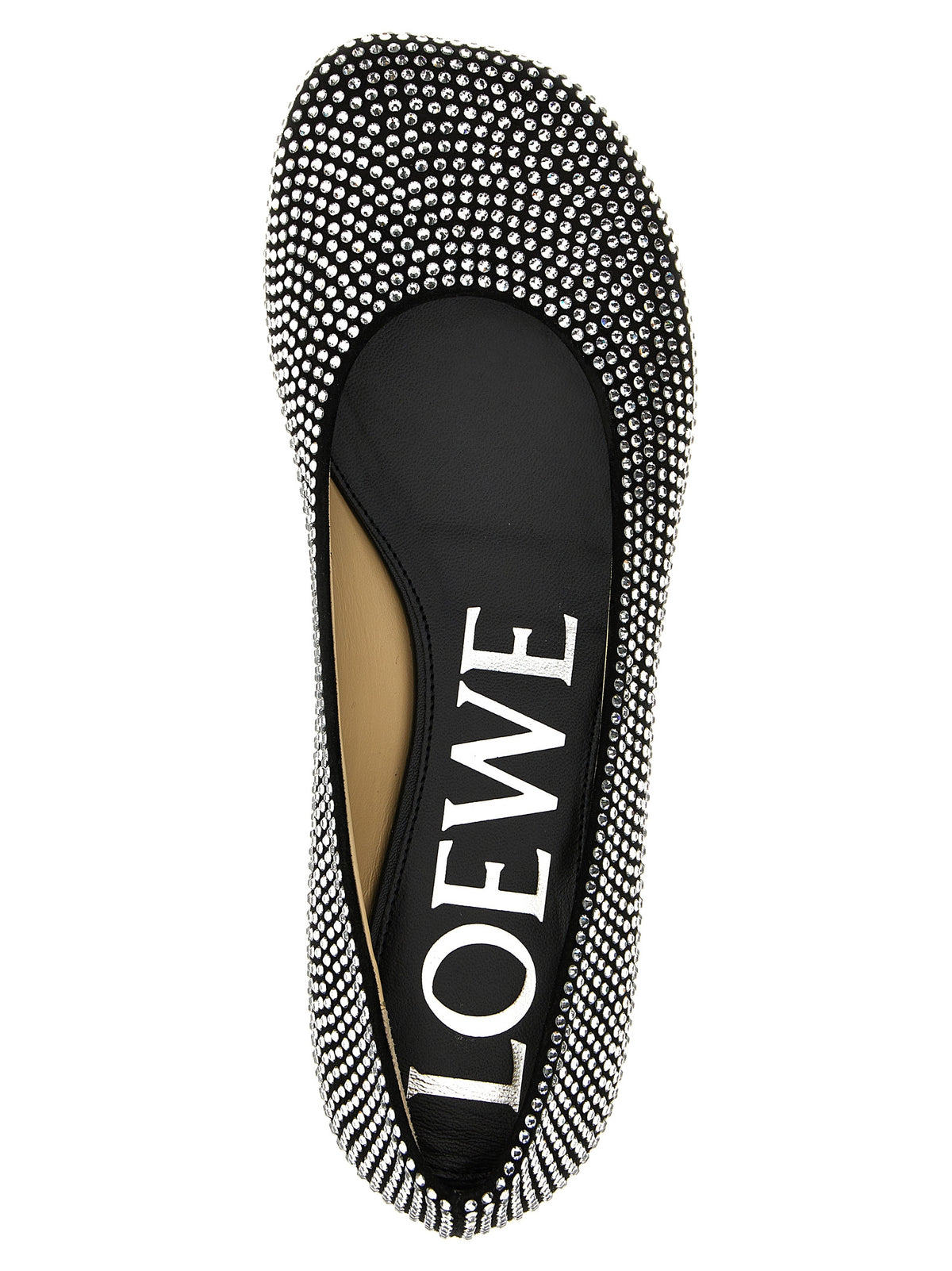 Loewe Zwarte Geitenleren Ballerina's