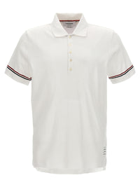 Polo Thom Browne in cotone bianco