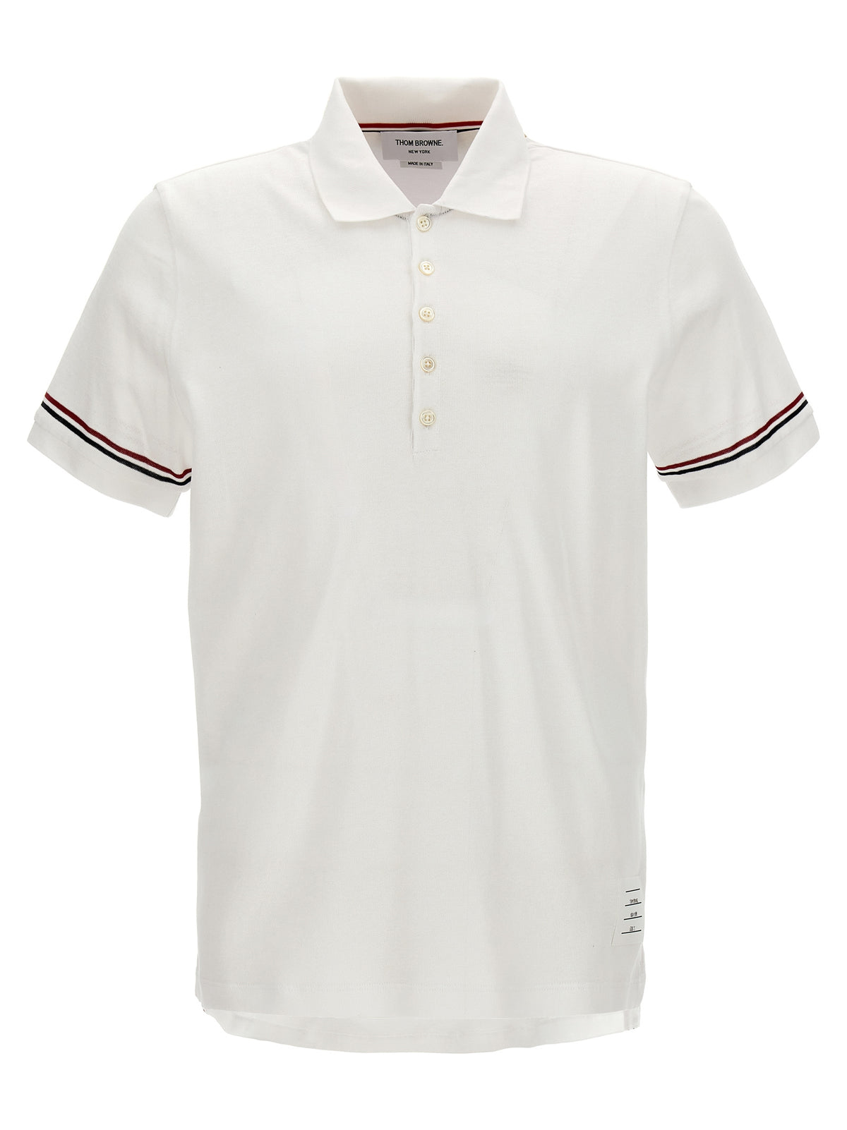 Polo Thom Browne in cotone bianco