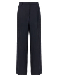 Pantaloni casual P.A.R.O.S.H. in viscosa blu