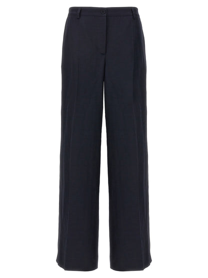 Pantaloni casual P.A.R.O.S.H. in viscosa blu