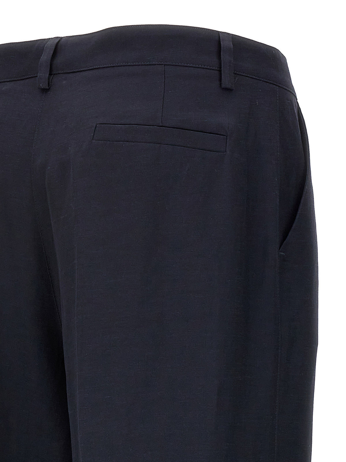 Pantaloni casual P.A.R.O.S.H. in viscosa blu